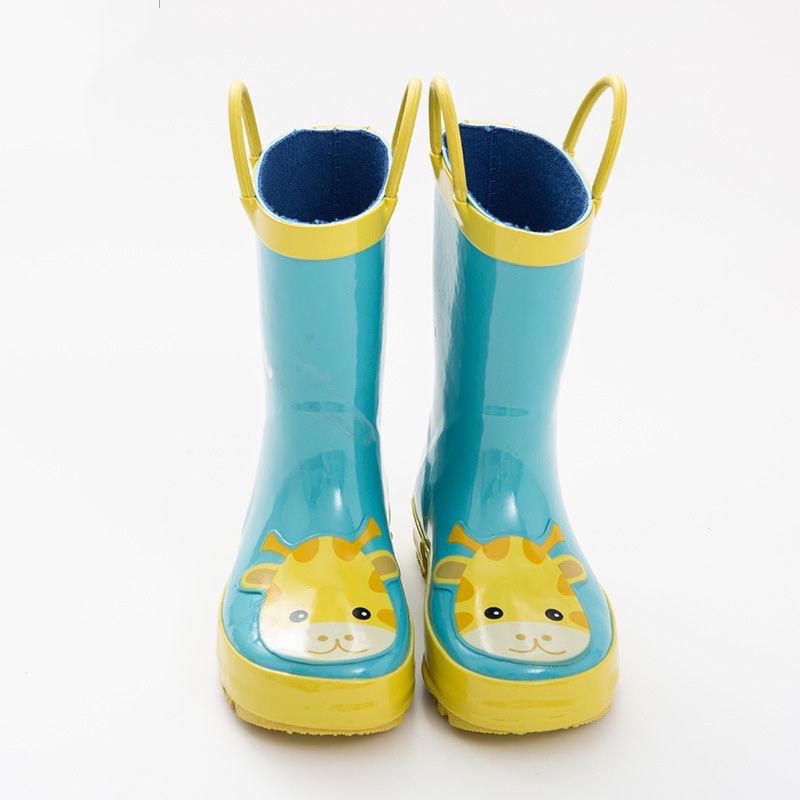 新款儿童雨鞋 男童女童雨鞋 橡胶防滑雨鞋 小孩雨靴中筒水鞋 详情图6