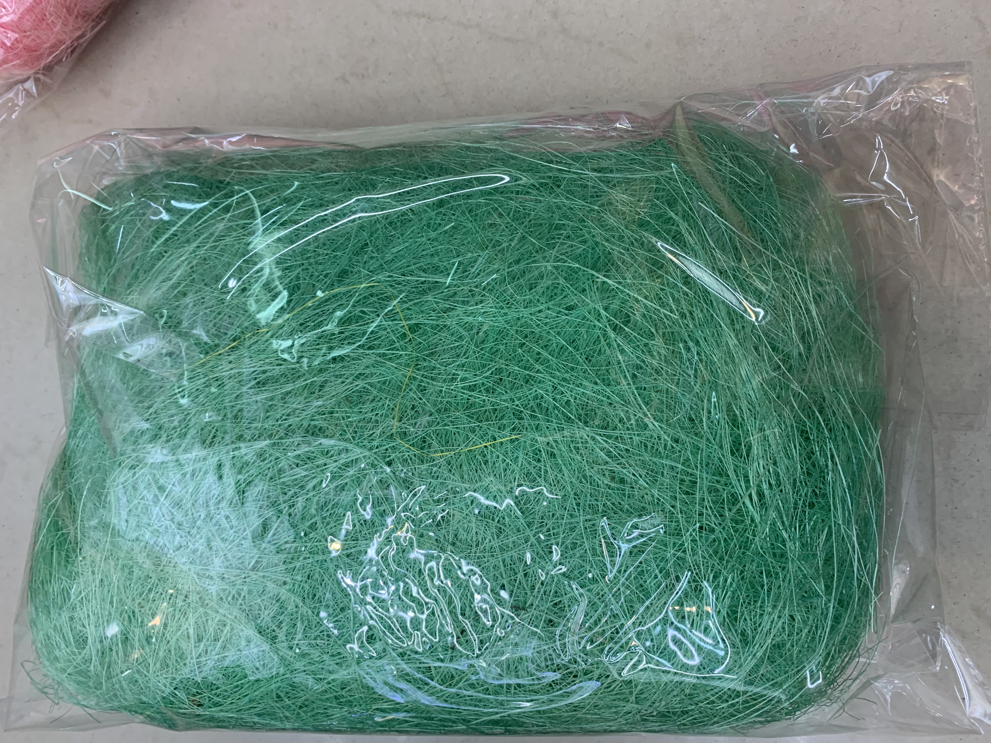 Natural and eco-friendly material, color 022 black linen thread wedding candy and red wine gift box, high-end packaging filling material details Picture