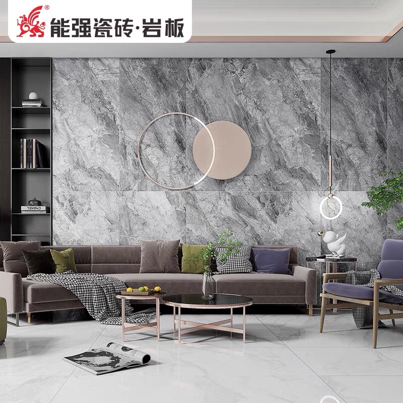Nengqiang Tiles 750x1500 large slabs for living room background wall, living room tiles, marble floor tiles ND715128LB