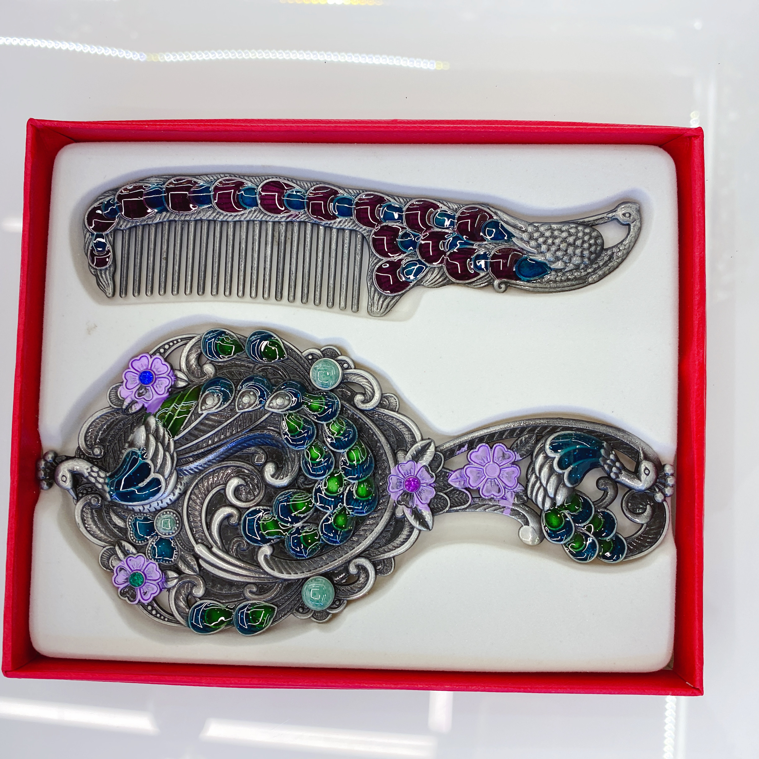 蝴蝶图案套镜细节图