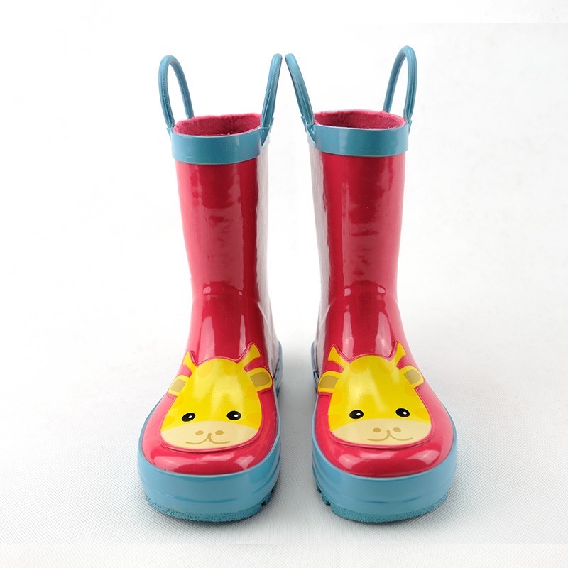 新款儿童雨鞋 男童女童雨鞋 橡胶防滑雨鞋 小孩雨靴中筒水鞋 详情图7