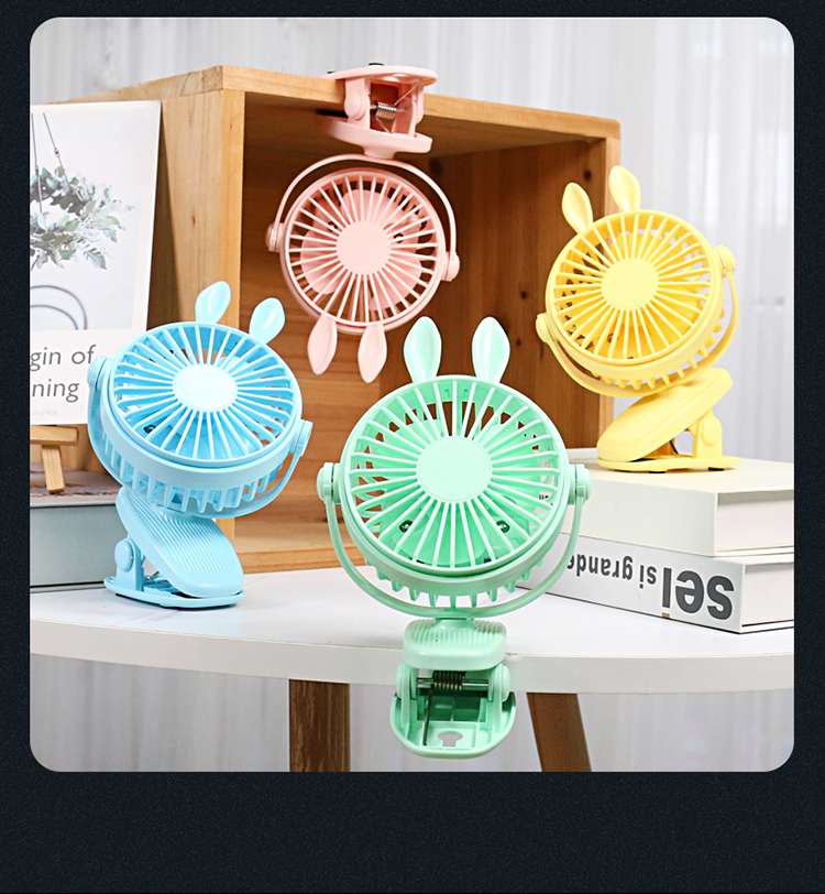 USB桌面夹子风扇便携式办公室家用卧室宿舍大风力静音夹扇详情图1