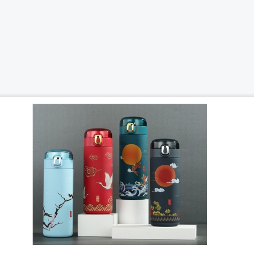 国潮礼盒套装 -伞 透明盖 弹跳款420ML