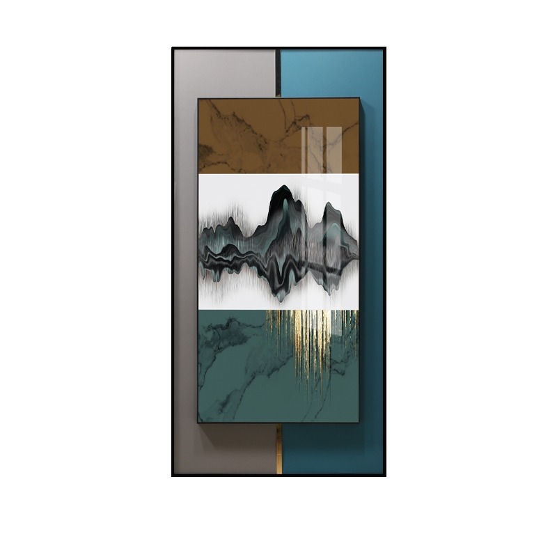 北欧玄关装饰画瓷板框中框画中画走廊微雕立体挂画现代轻奢叠加画详情图4