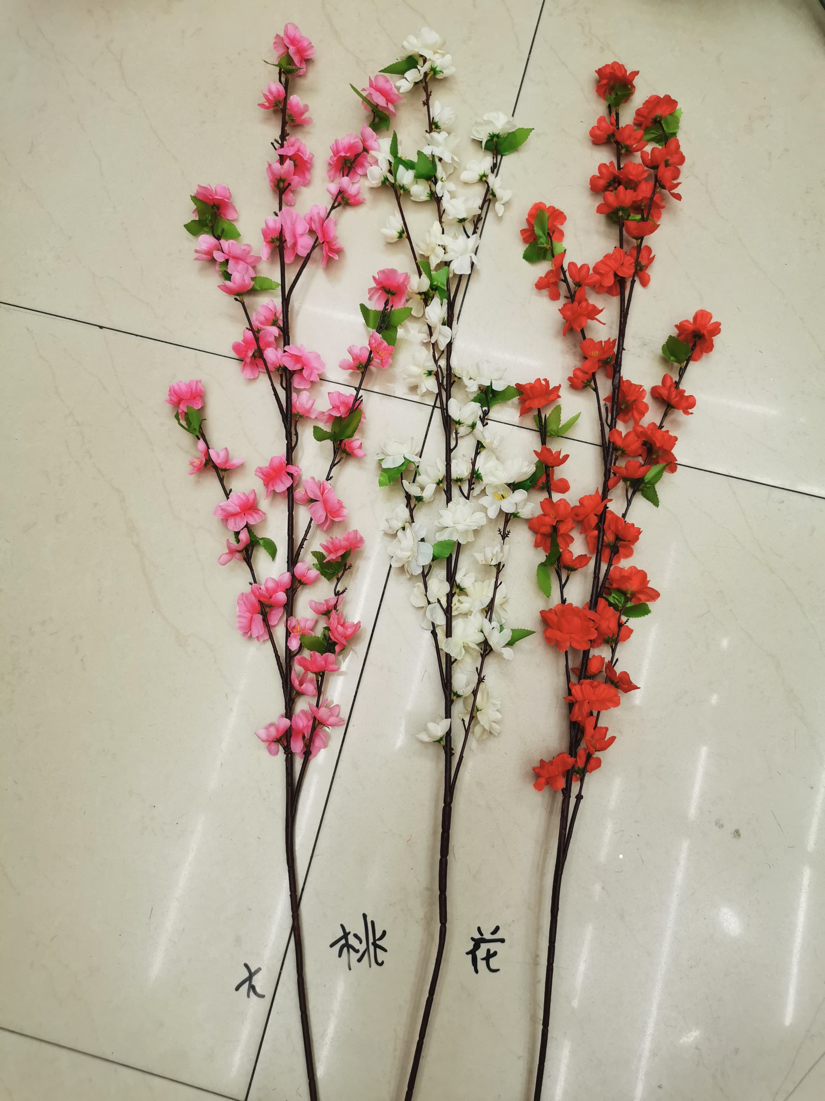7-head maple leaf chrysanthemum artificial flower non-woven fabric Application Scenario
