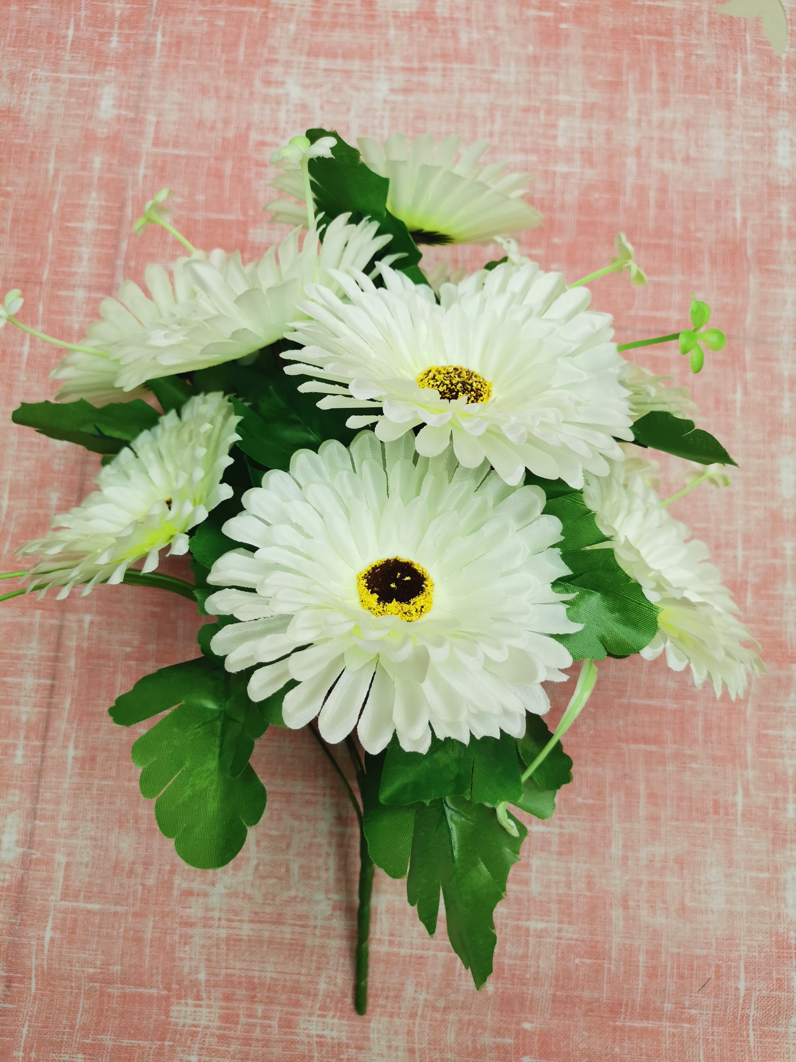 7 artificial peony flowers, high housing price, pink company law details Picture