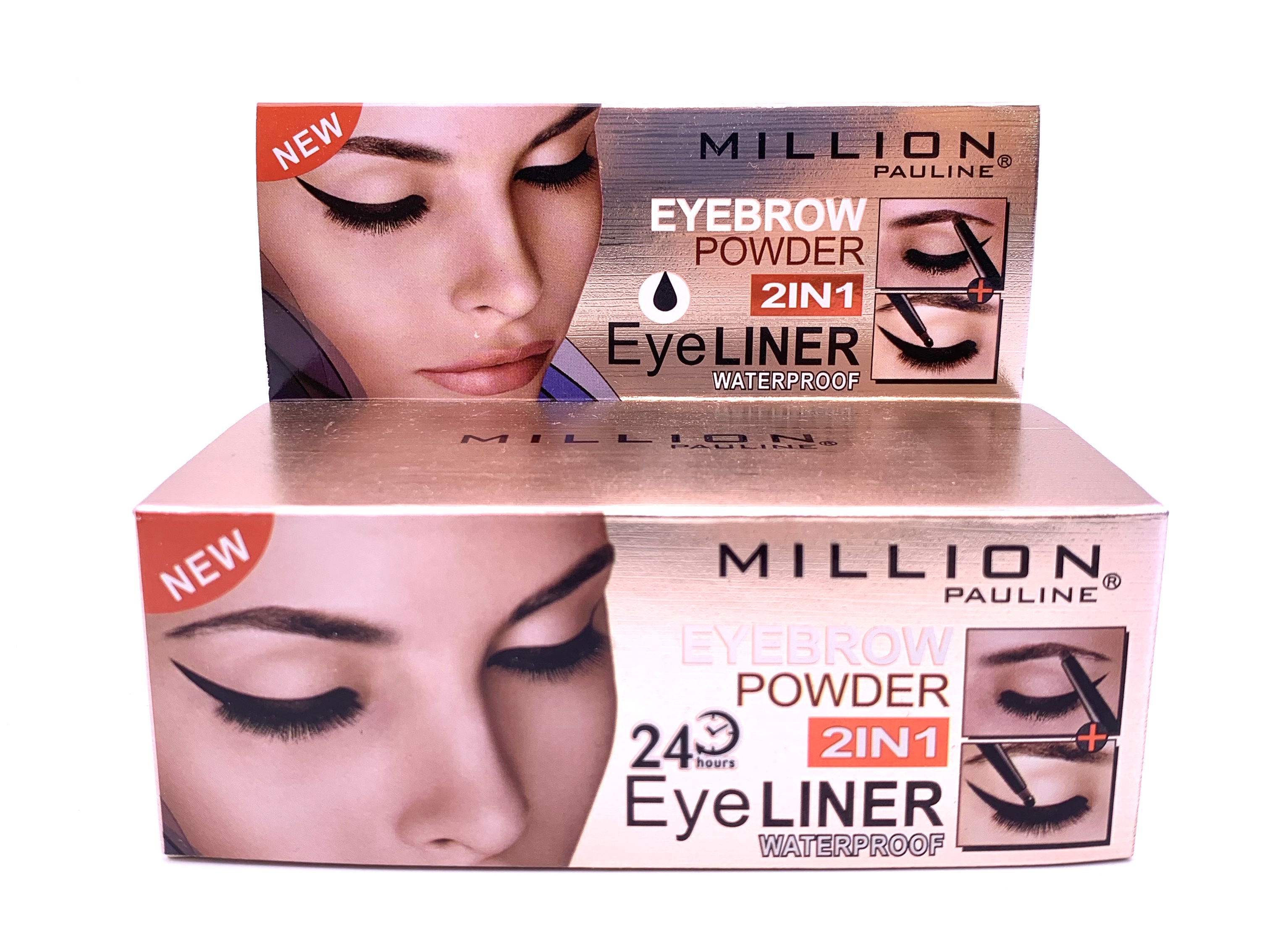 Million Pauline Direct eyeliner and eyebrow powder 2-in-1 set Item Picture