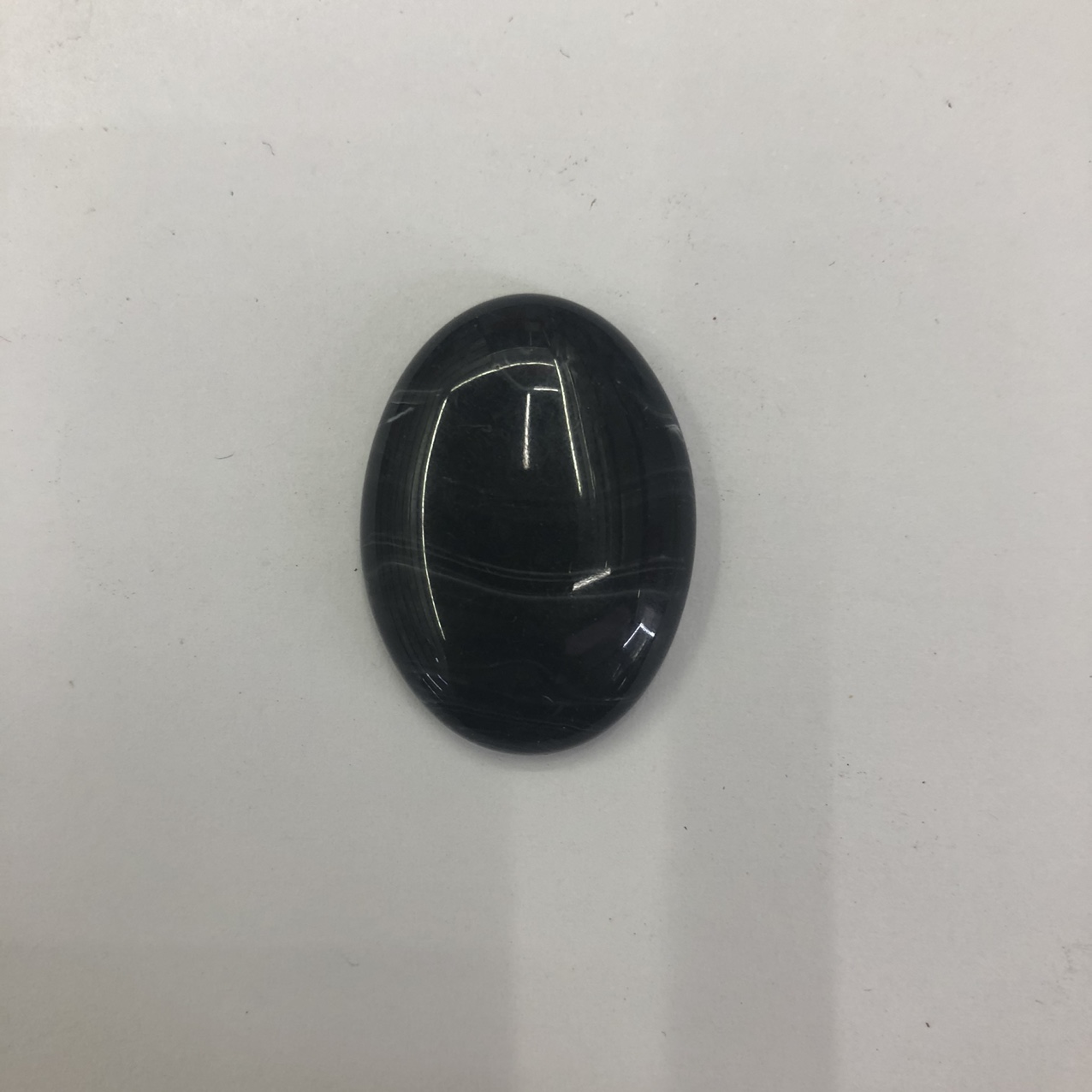 椭圆形黑色花纹树脂配件厂家直销饰品配件树脂亚克力材质超级热销
