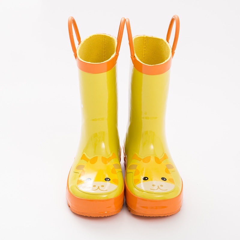 新款儿童雨鞋 男童女童雨鞋 橡胶防滑雨鞋 小孩雨靴中筒水鞋 详情图4