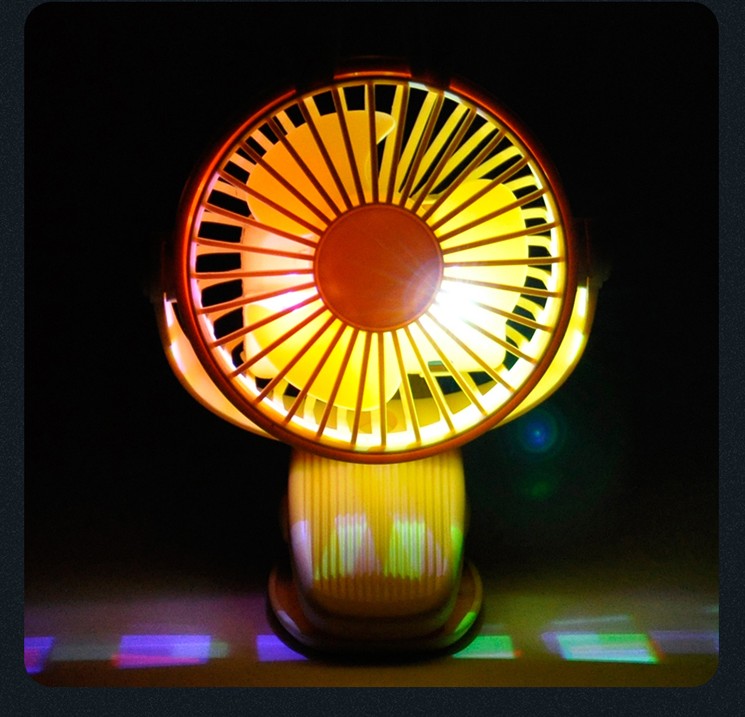 USB桌面夹子风扇便携式办公室家用卧室宿舍大风力静音夹扇详情图6