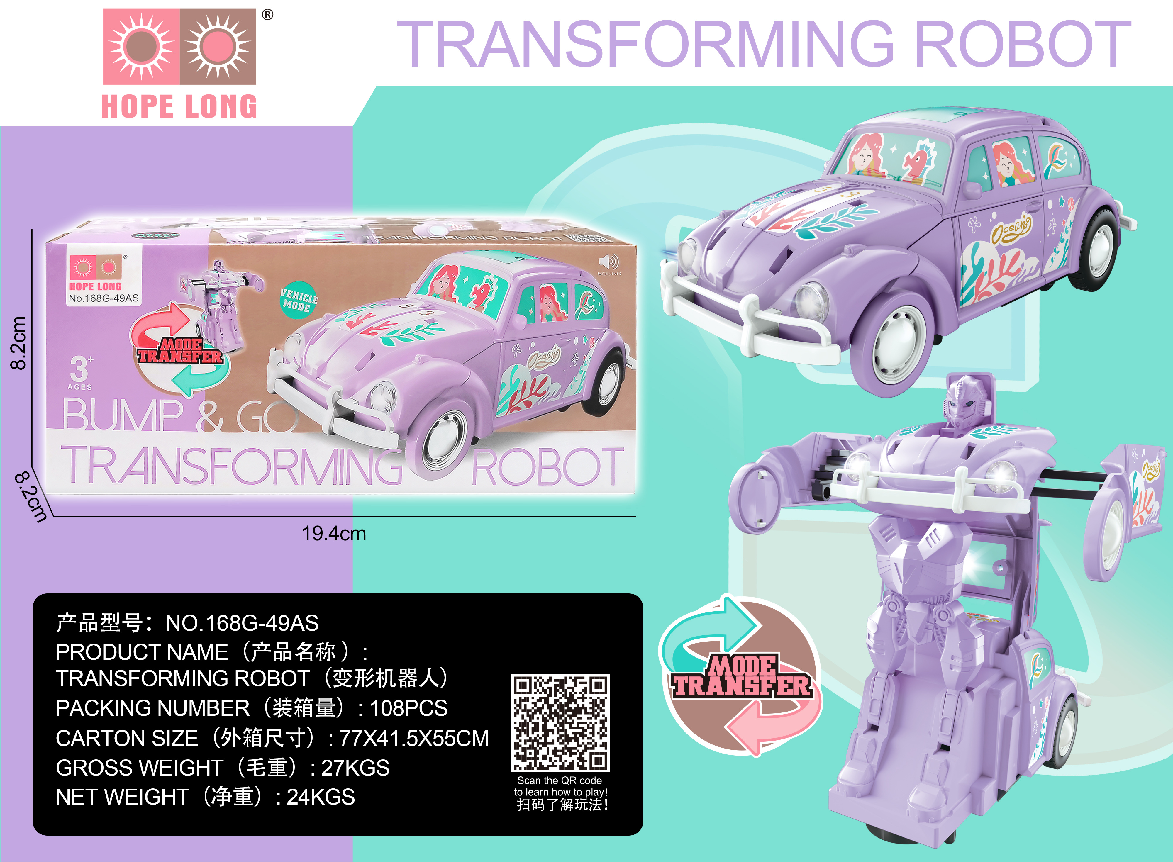 Vintage car electric transformation robot 168G-49AS Application Scenario