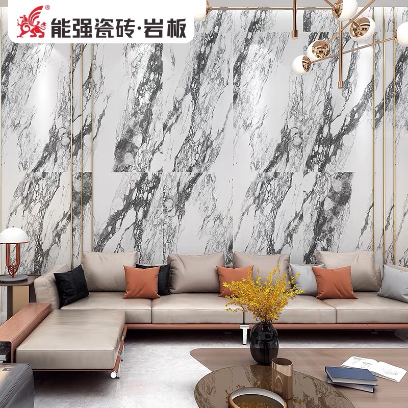 Nengqiang Tiles 750x1500 large slabs for living room background wall, living room tiles, marble floor tiles ND715113LC