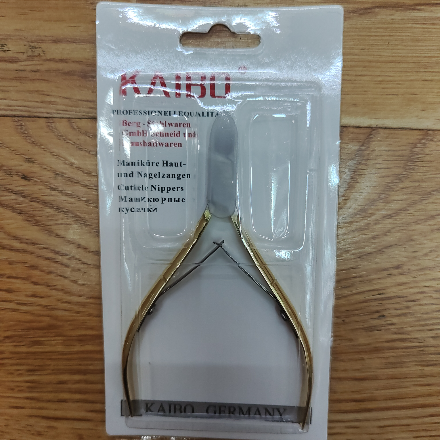 凯博KAIBO288-501-2金色死皮剪插卡包装