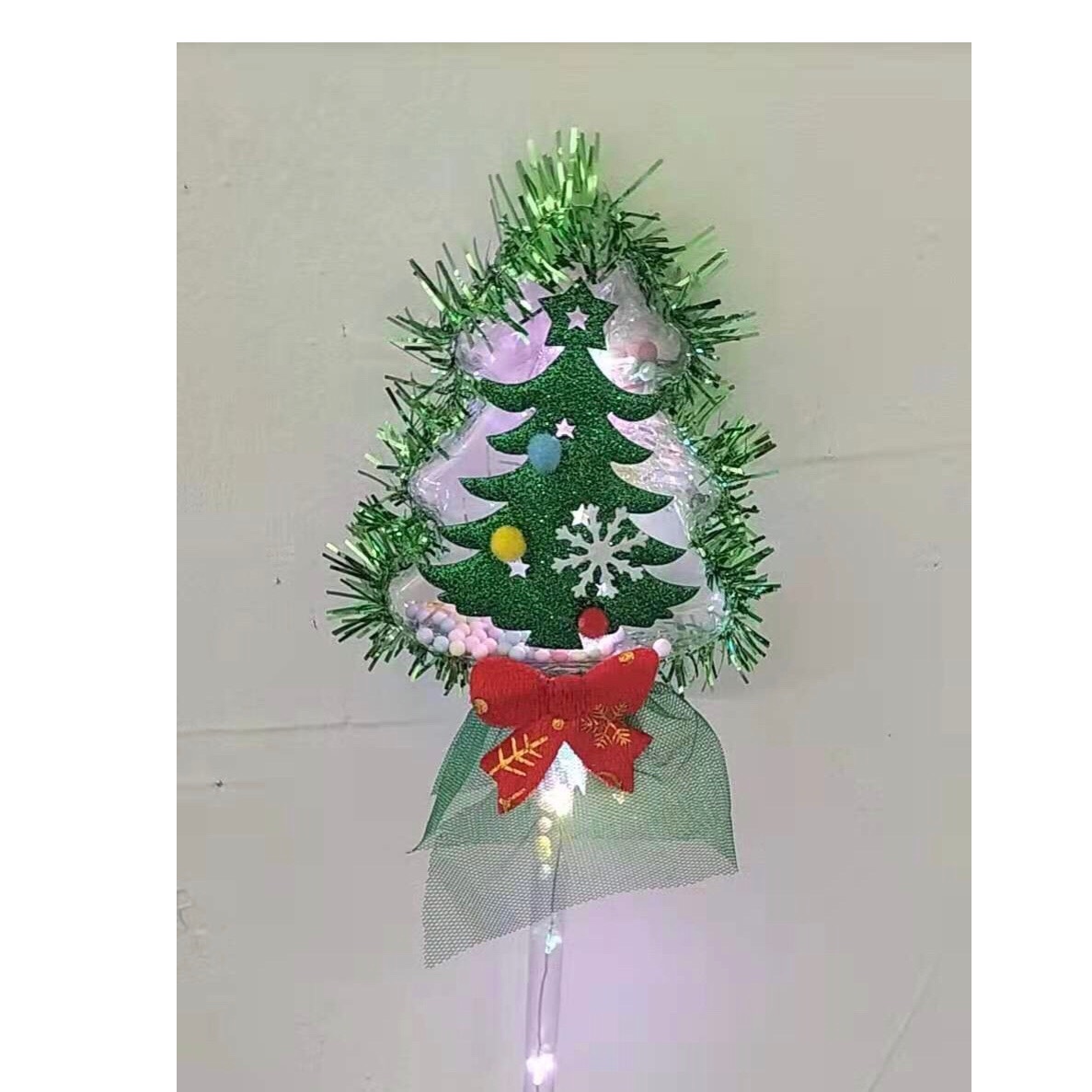 New LED Christmas tree light sticks, flashing sticks, glowing magic sticks, fluorescent sticks, essential Christmas festival decorations, magic sticks, festive atmosphere, flashing sticks, Christmas children's toys, Christmas