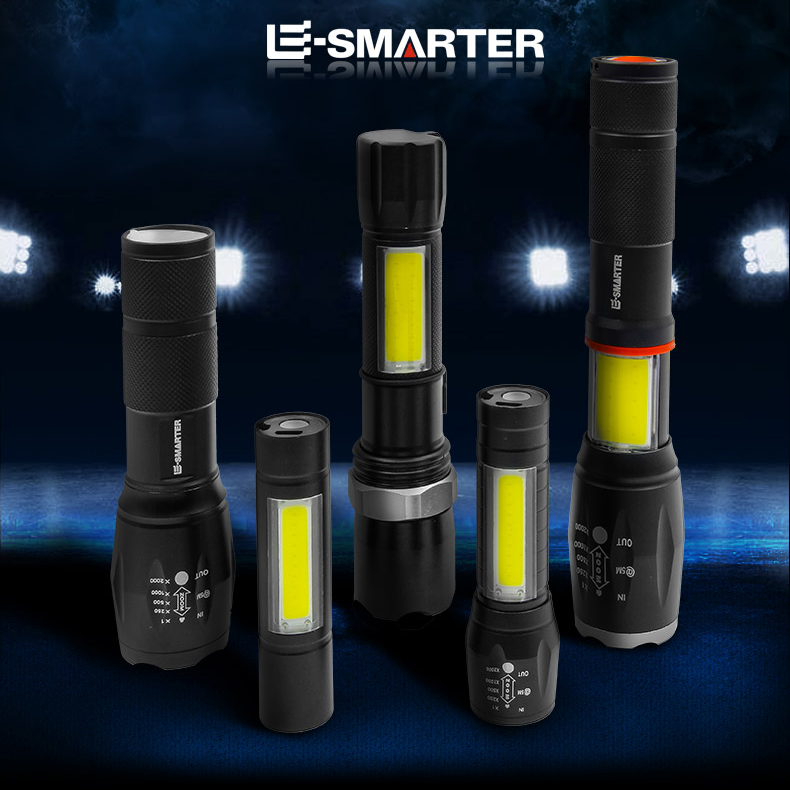 Flashlight Rechargeable lithium ultra-bright long-range outdoor mini small portable household led xenon lamp thumbnail