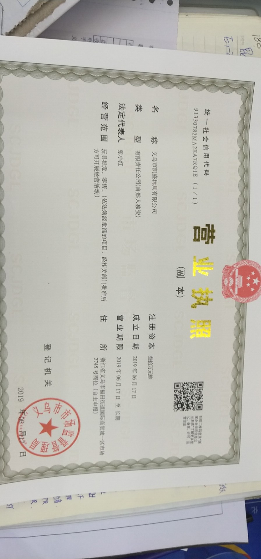 Kaisen Toys qualification pic - 1