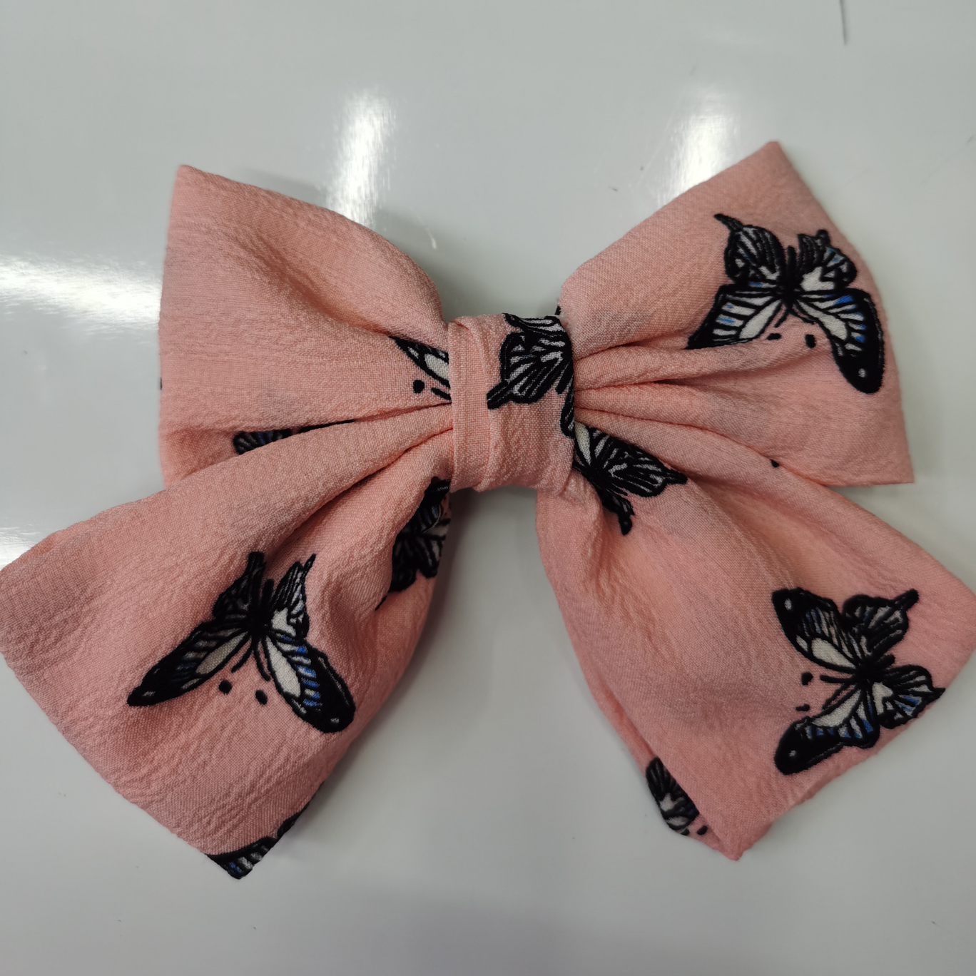 春夏女童蝴蝶型号发饰新款发卡蝴蝶结顶夹儿童公主头饰发夹