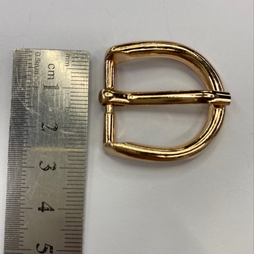 Manufacturers Direct Sales Of New Guangdong Gold Small Needle Buckle Round Head Decorative Buckle Belt Buckle Application Scenario