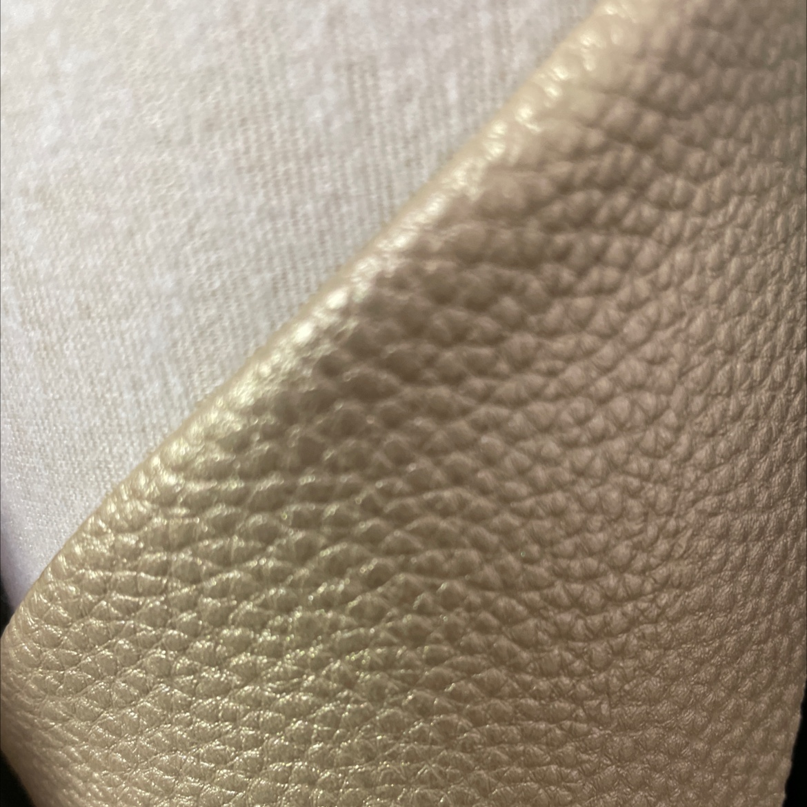 pu lychee grain leather fabric bag belt accessory gold pu019 Item Picture
