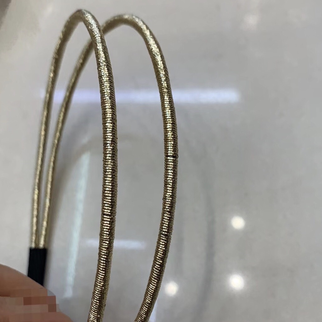 印花图案金边细发箍厂家直销超级优雅迷人热销爆款时尚好看百搭