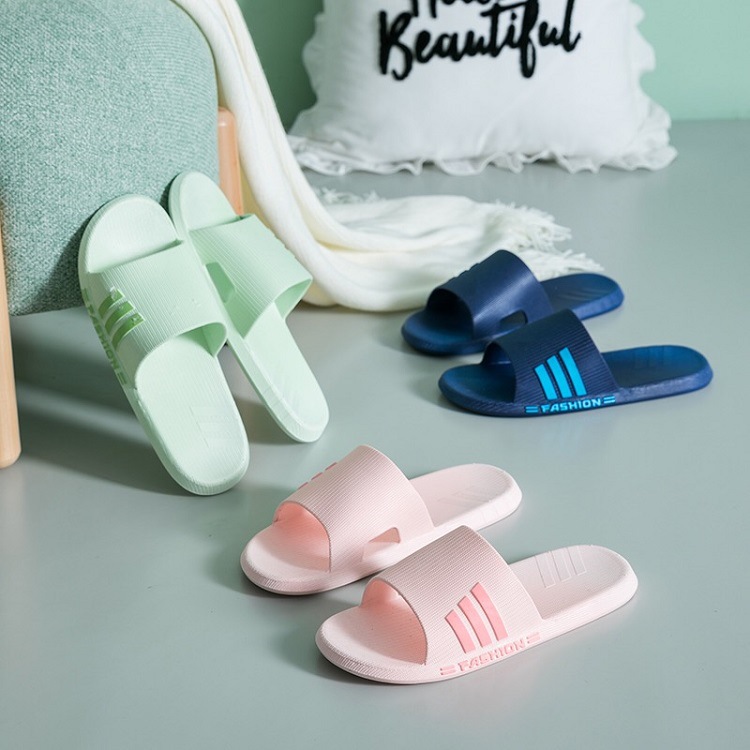 Women's summer home indoor bathroom anti-slip bathing soft-soled home outdoor wear couple cute men's home cooling slippers