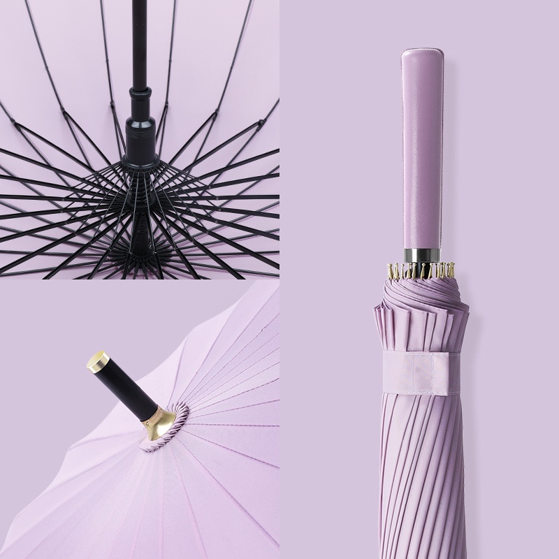 24骨抗风长伞