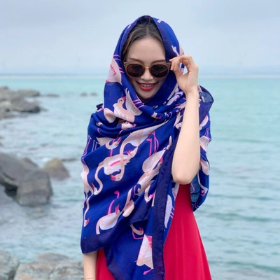 Scarf Super Warm Thick Everything Lovely Generous Scarf Vintage Printed Scarf Silk Scarf