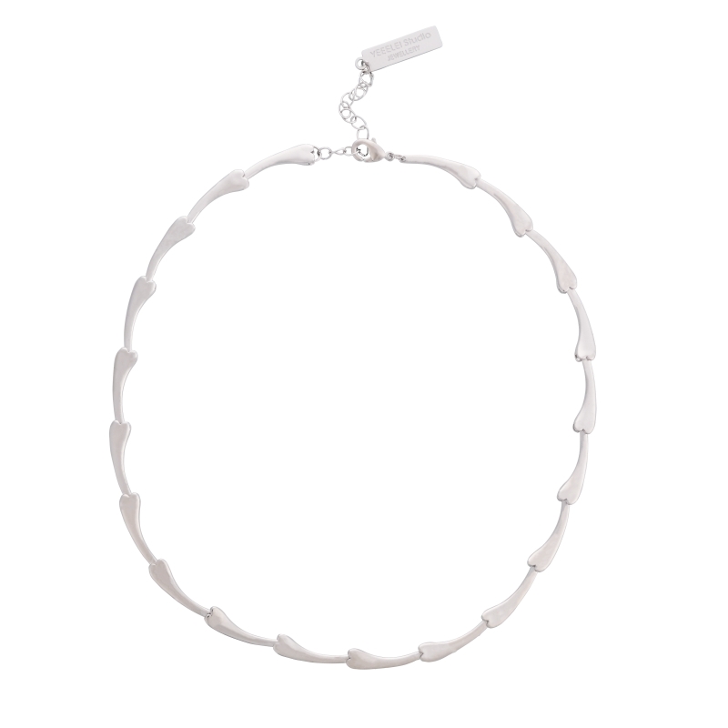 Fashion Necklace Women's Summer Casual Niche 2021 new on the new color Hip Hop punk T-shirt accessories casual women's necklace 70