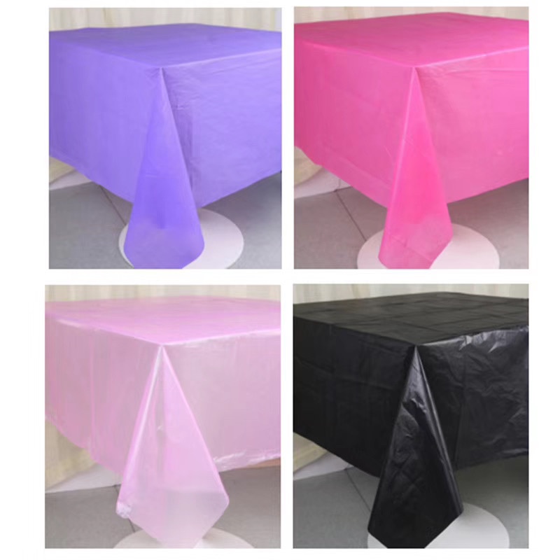 Peva Tablecloth Pink Factory Direct Sales