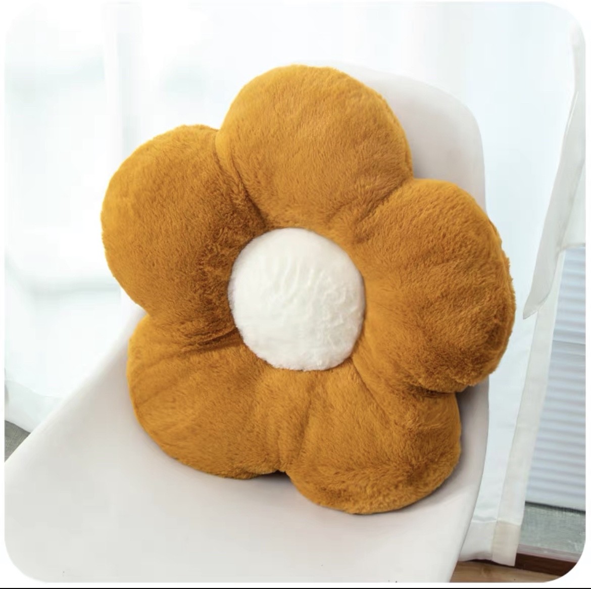 花朵坐垫地上ins教室椅子夏季办公室久坐懒人太阳花可爱学生屁垫55