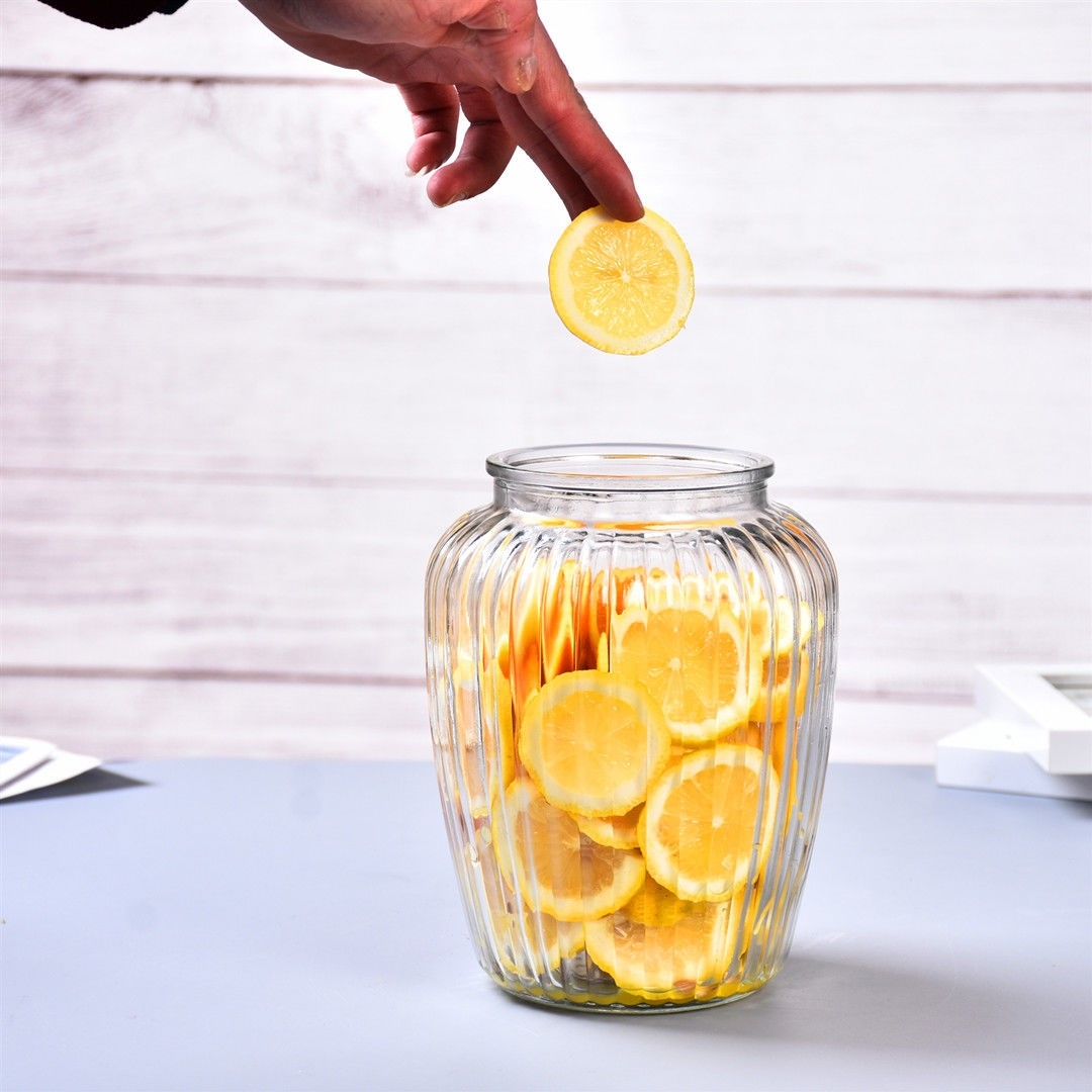 防潮玻璃瓶密封罐食品家用杂粮储物罐糖果茶叶咸菜罐