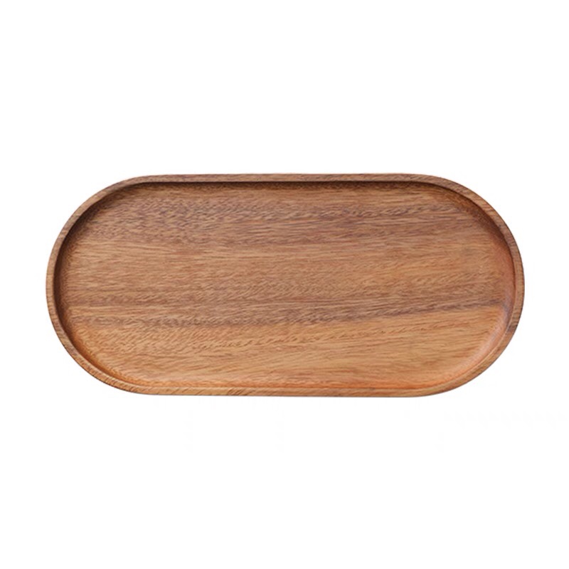 木制盘子点心盘长方形餐具托盘茶盘创意日式家用碟子木质菜盘餐盘30