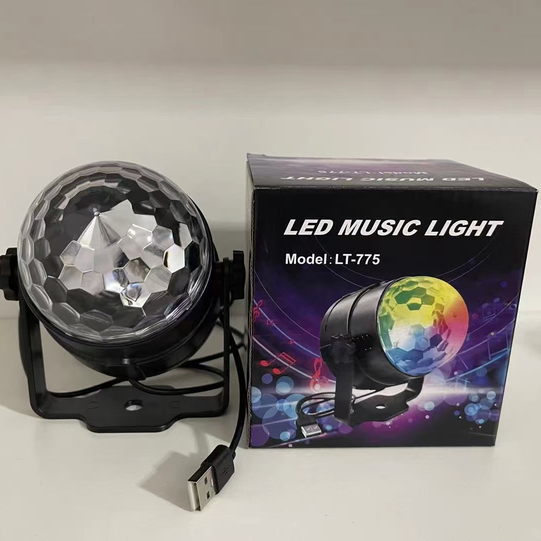 LT-775支架魔球
型号：LT-775
灯光模式：RGB  自走
产品尺寸：85*85*100MM