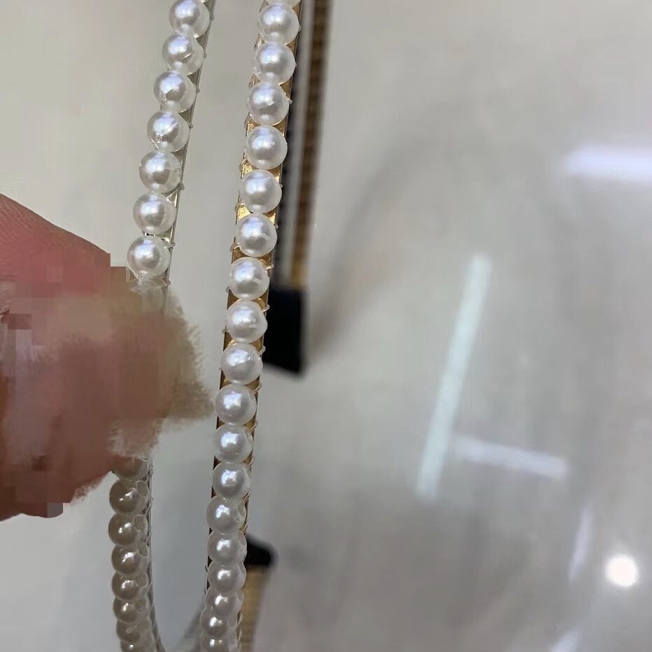 珍珠印花图案细发箍厂家直销超级优雅迷人热销爆款时尚好看百搭