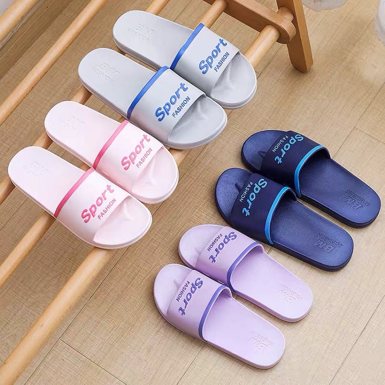 Women's summer home indoor bathroom anti-slip bathing soft-soled home outdoor wear couple cute men's home cooling slippers Specification image
