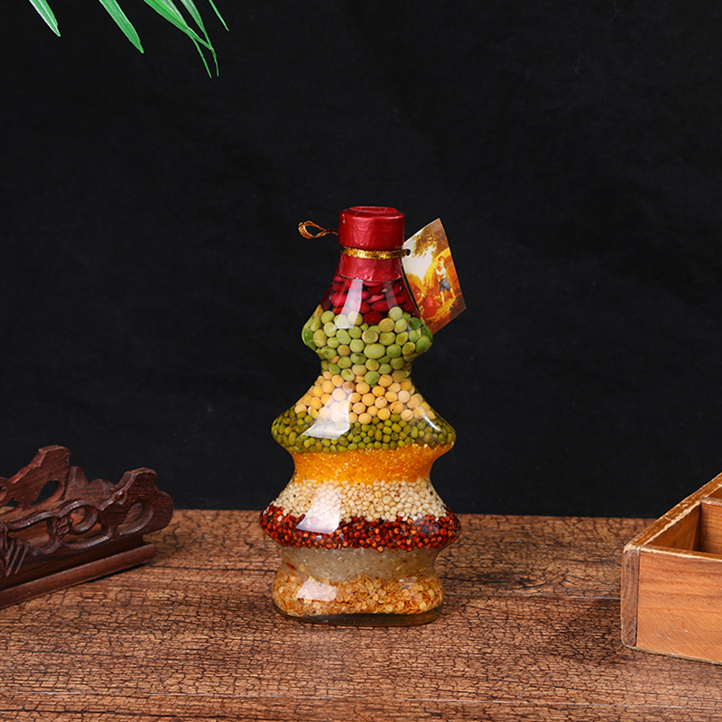 A101-12装饰品工艺品，结婚十全十美。杂粮玻璃瓶摆件酒柜橱柜家居摆件。婚庆乔迁新居用品。书贤工艺。A101—12
