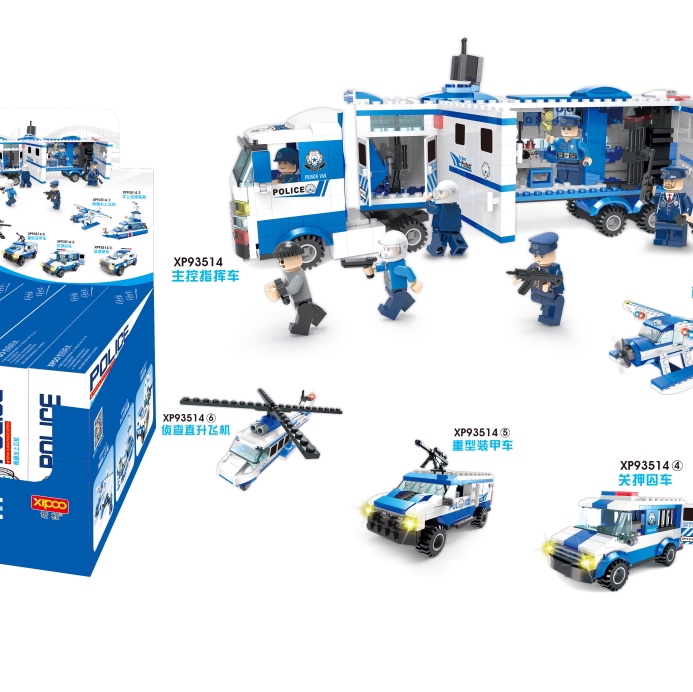 XP93514 Mobile police station full figure