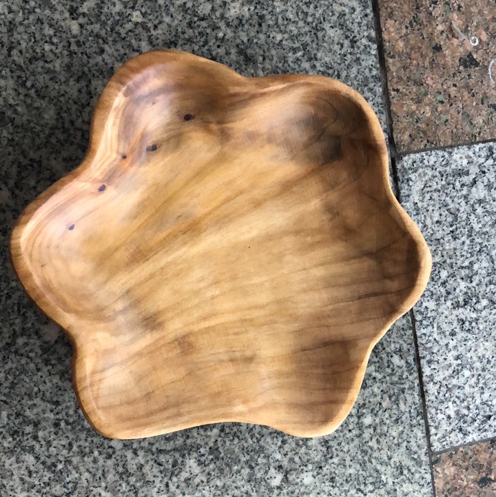 实木盘不规则碟子坚果干果盘碟实木餐具民宿瓜子碟异形蛋糕零食盘31