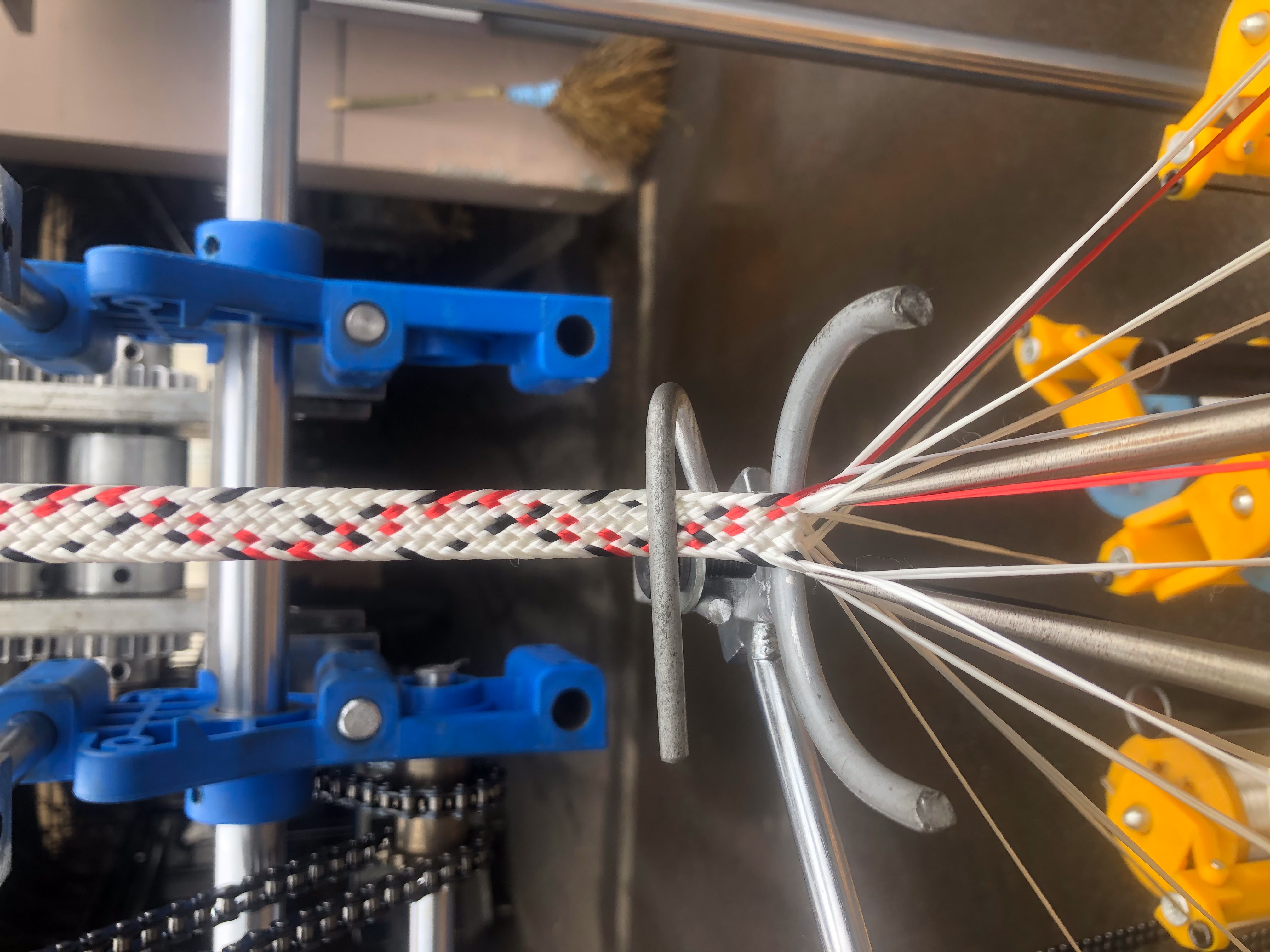 厂家供应XD130-17-2绳带编织机圆绳编织机 高速编织机规格可定制详情2