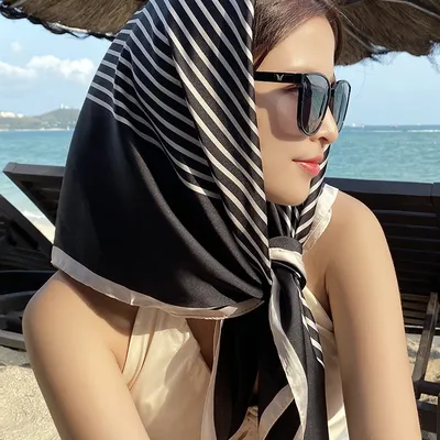 Scarf Large Warm Thick All Cute Generous Scarf Vintage Printed Scarf Scarf Scarf Lady Elegant Scarf Scarf Korean Version Lovely Comfortable Scarf Spring/Summer New Scarf Ladies Trend