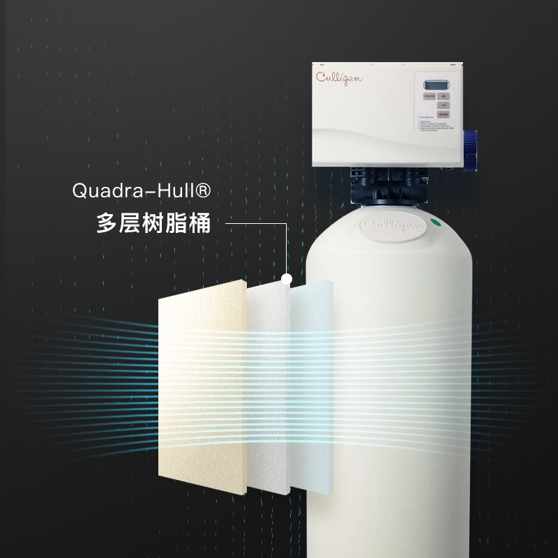 Culligan central water purifier from the United States, a household whole-house water softener, softens water MS-8-IS Application Scenario
