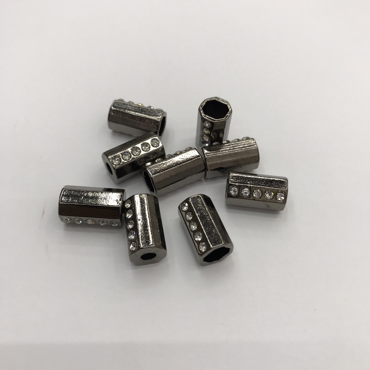 Alloy diamond-encrusted pendant rope buckle