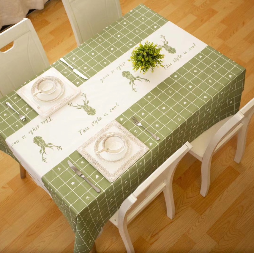Peva Plaid Tablecloth 137*183㎝ Waterproof, Oil And Stain Proof