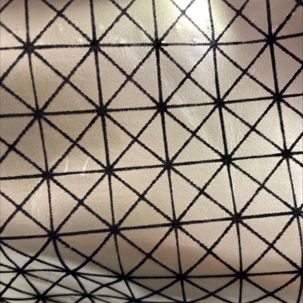 pu flocking checkered leather fabric bags, belts, accessories, gold pu022