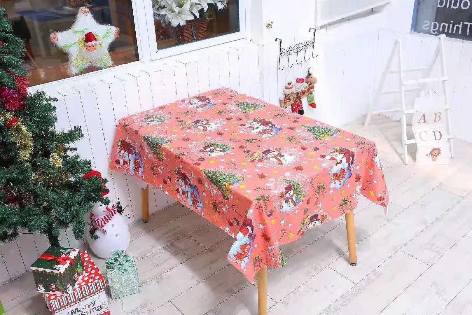 Christmas Tablecloth Manufacturers Direct Spot Sales Item Picture