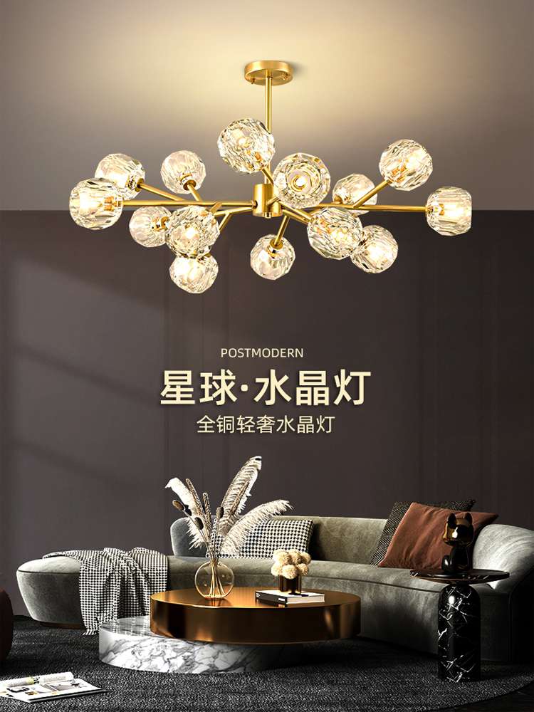 吊灯/轻奢/高档灯饰产品图