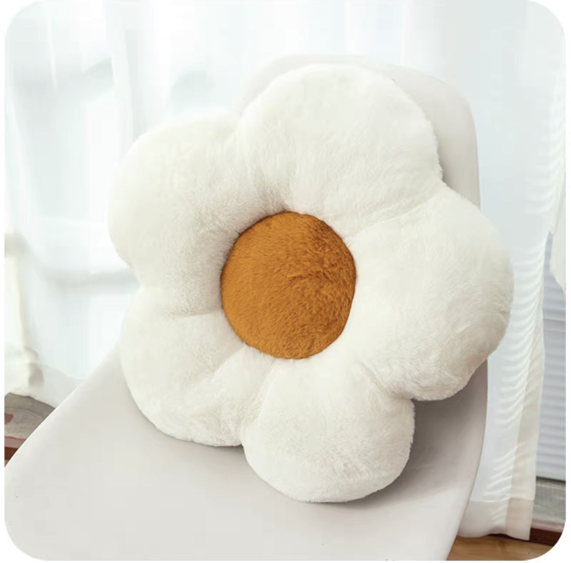 花朵坐垫地上ins教室椅子夏季办公室久坐懒人太阳花可爱学生屁垫54详情图1