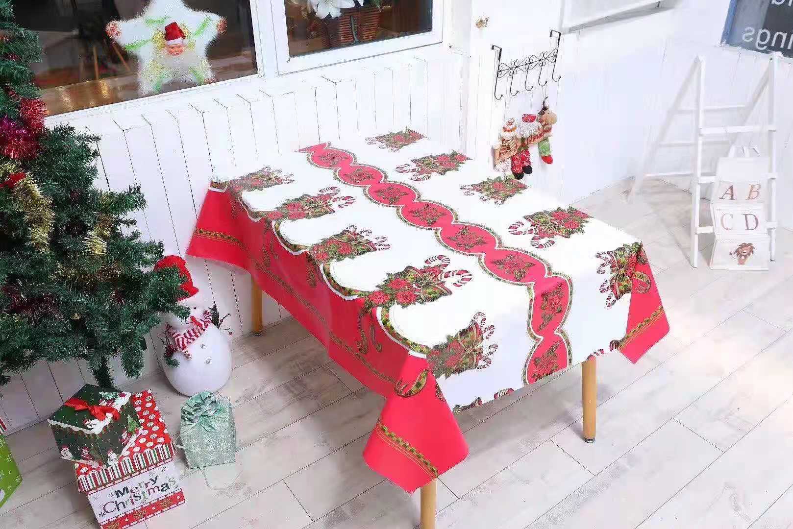 Christmas Tablecloth Manufacturers Direct Spot Sales Application Scenario