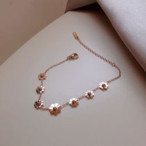 27 Ten mile Champagne star colorful gradient color fresh water fancy Pearl bracelet Light luxury niche fine bead beading