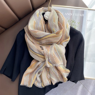 Warm And Thick All The Lovely Generous Scarf Vintage Printed Scarf Scarf Scarf Lady Elegant Scarf Scarf Korean Version Lovely Comfortable Scarf Spring And Summer New Scarf Warm Ladies Trend